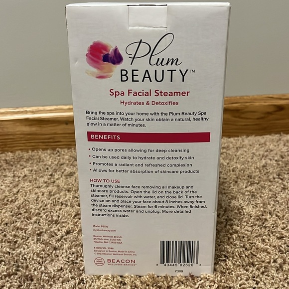 Plum Beauty NWT Spa Facial Steamer Hydrates & Detoxifies. - Picture 4 of 5